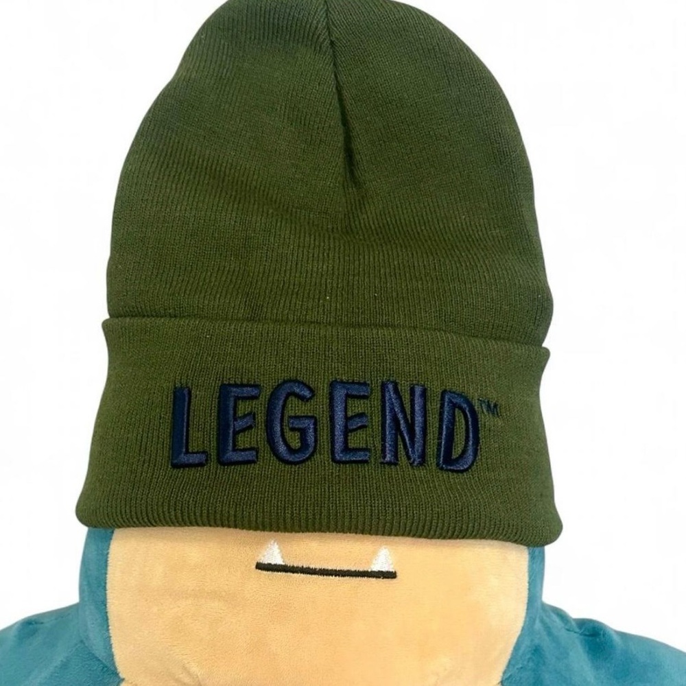 Green Beanie with Legend Embroidery